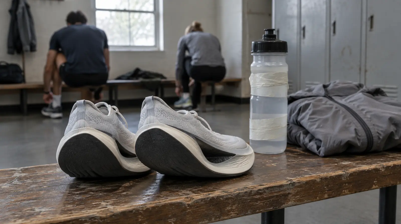 Almgren springer maratondebuten i skor som väger nästan ingenting