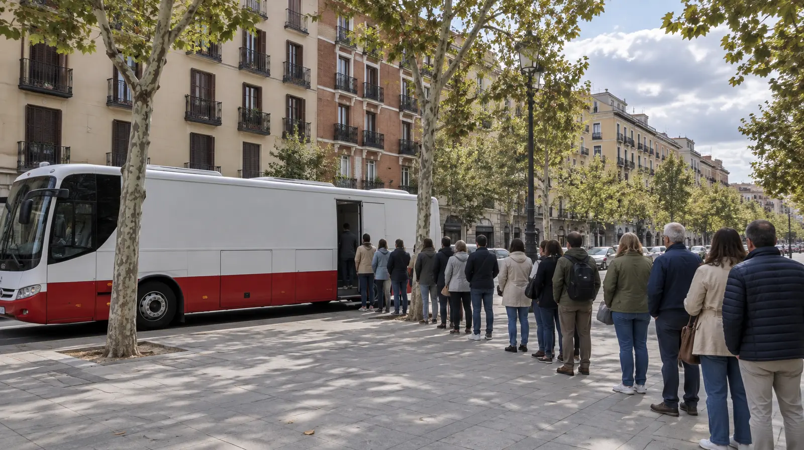 Madridbor köade för att ge blod efter tågolyckan vid Urda